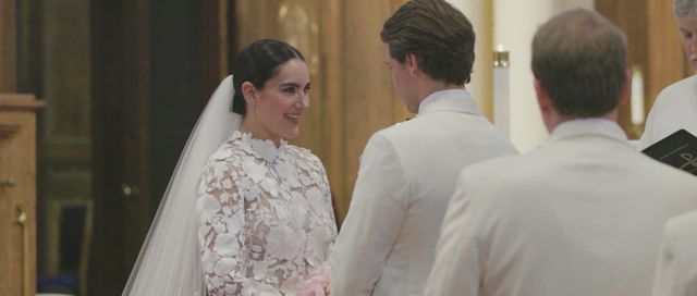 Katie & Blake wedding film still