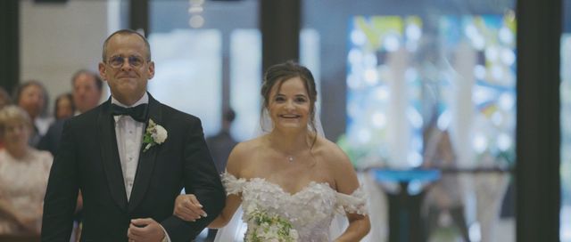 Brianna & Austin wedding film still